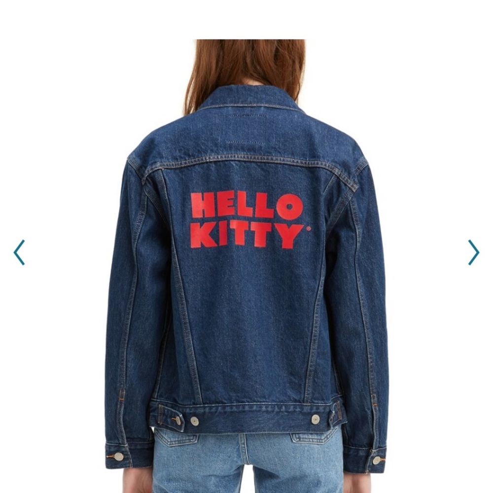 NEW Levi’s x Hello Kitty Denim Trucker Jacket - Picture 9 of 11